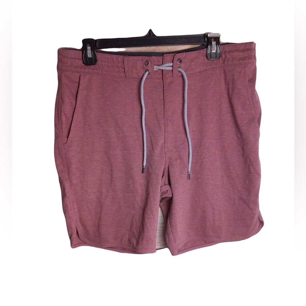 VISSLA Men's Large Casual Drawstring Upcycle Poly Stretch Shorts Lounge